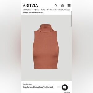 Brown Sleeveless Women's Top